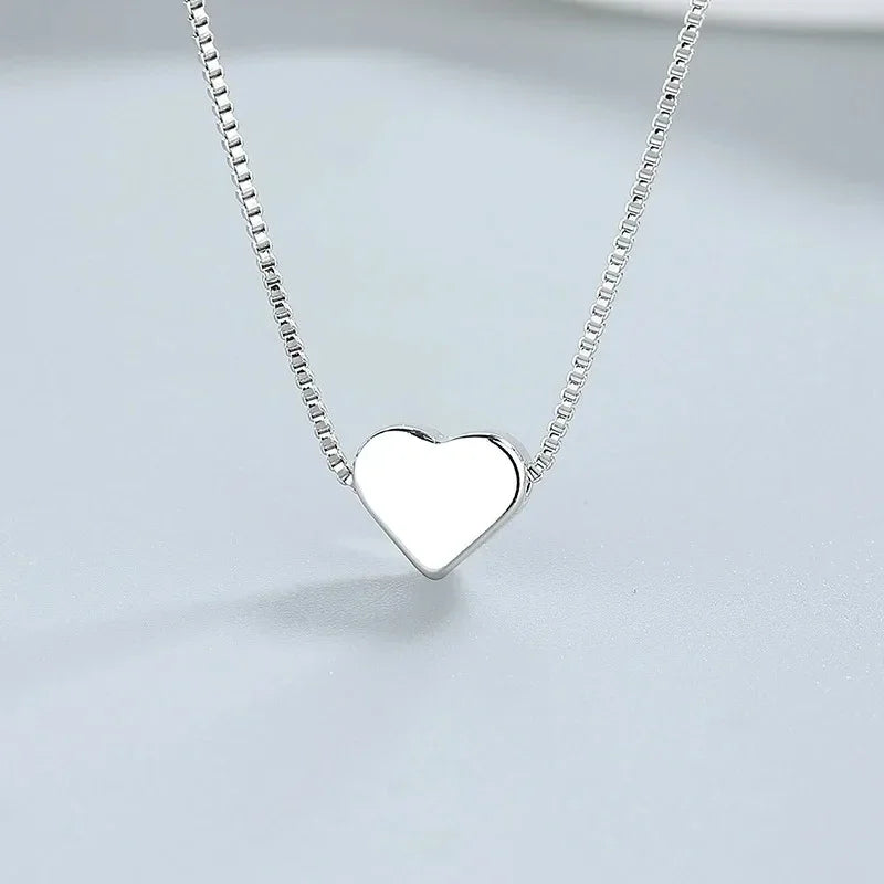 Couple Heart Lock & Key Puzzle Necklace Set – “I Love You” Matching Pendant Gift