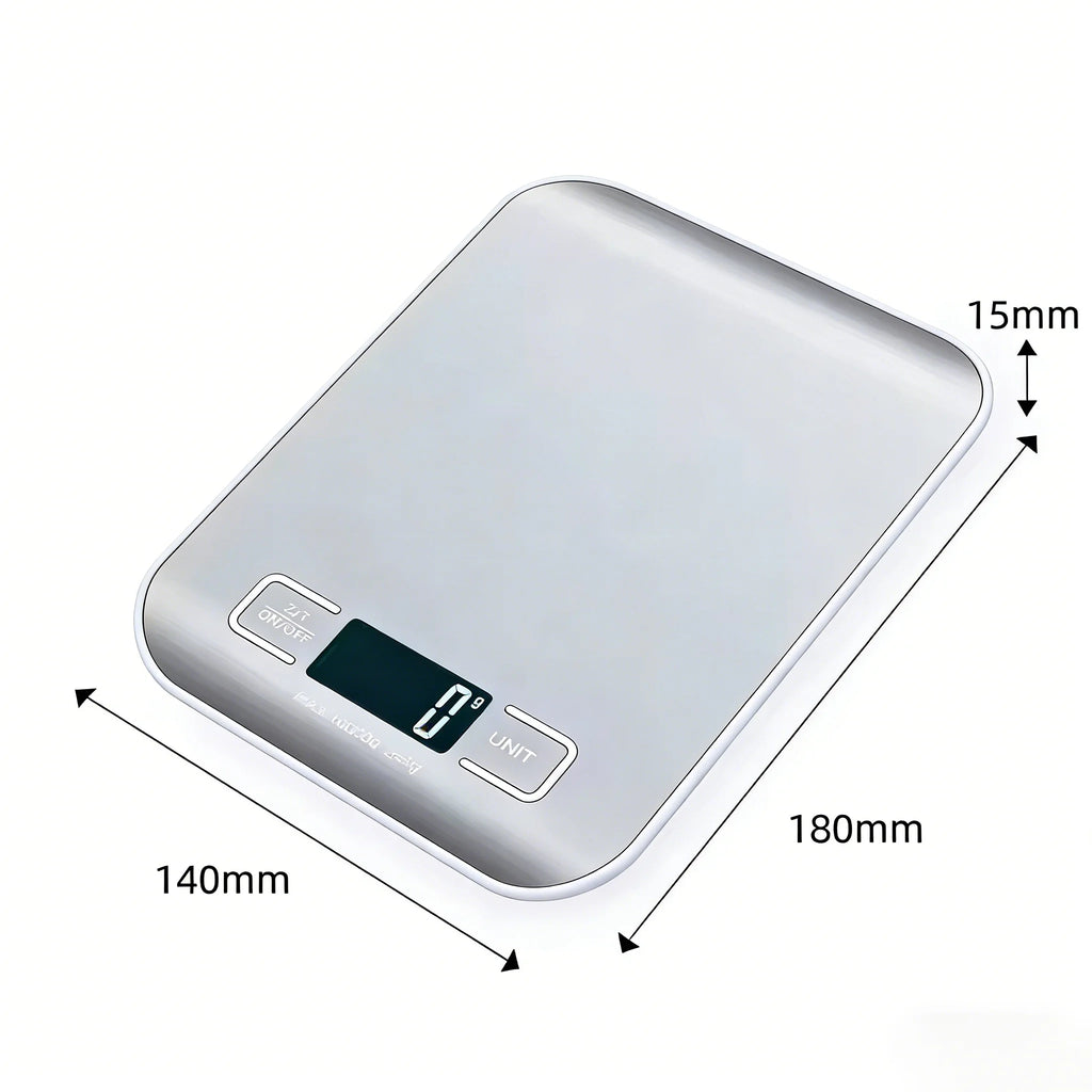 Nexa Digital Kitchen Scale – 10kg/5kg Stainless Steel Food Scale with LED Display