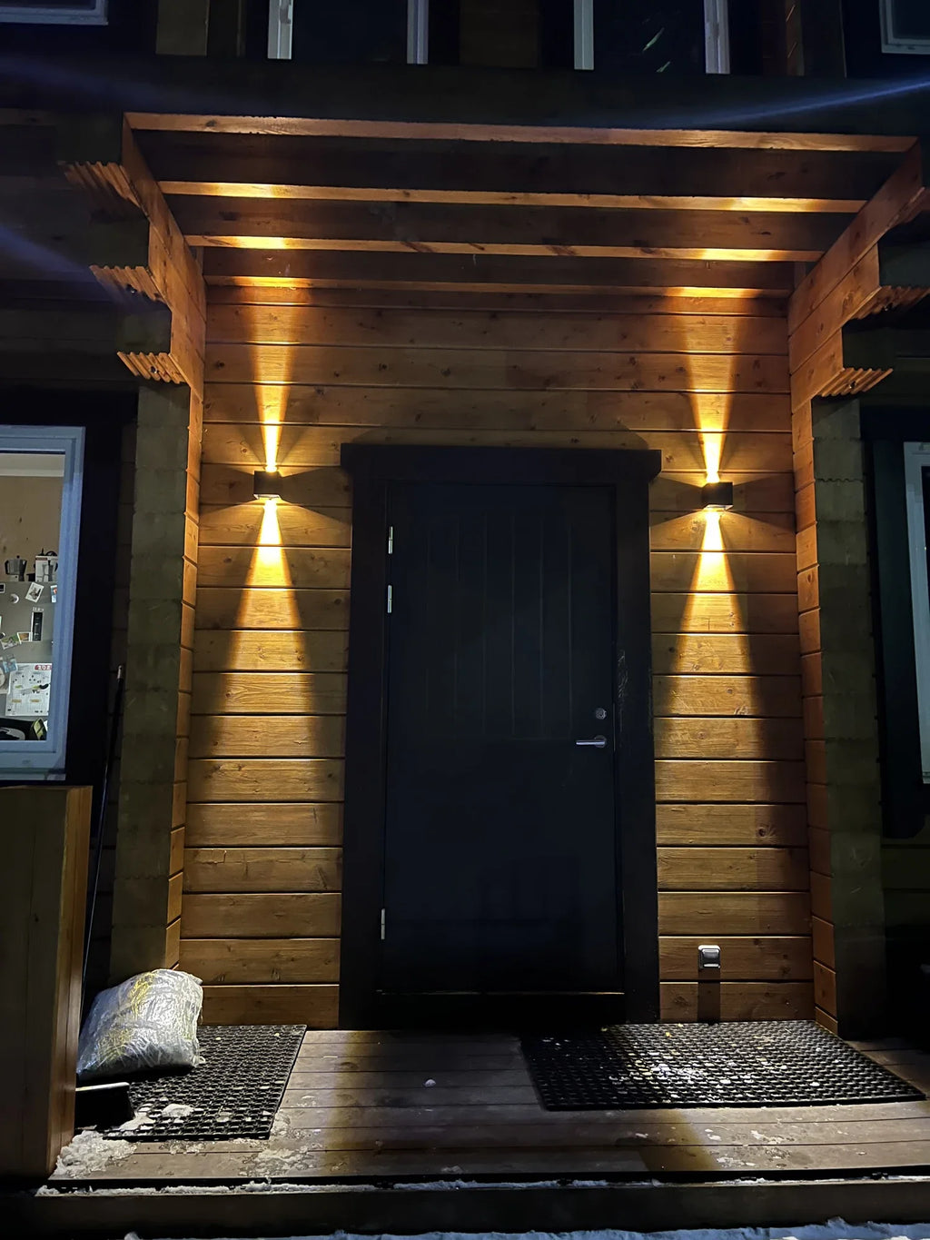 Modern Waterproof LED Wall Light – Indoor & Outdoor Aluminum Cube Lamp (6W/12W)